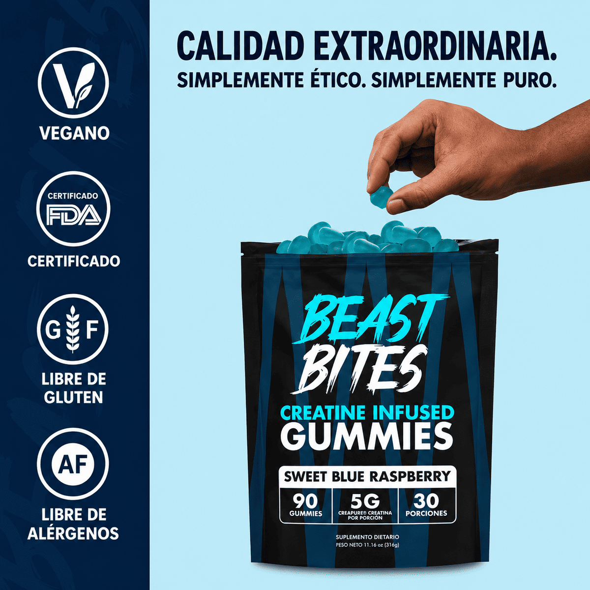 Gomitas de Creatina BEAST BITES™